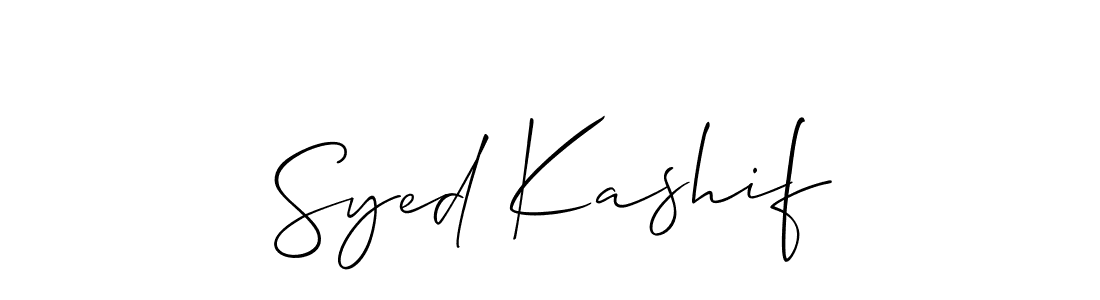 It looks lik you need a new signature style for name Syed Kashif. Design unique handwritten (Allison_Script) signature with our free signature maker in just a few clicks. Syed Kashif signature style 2 images and pictures png