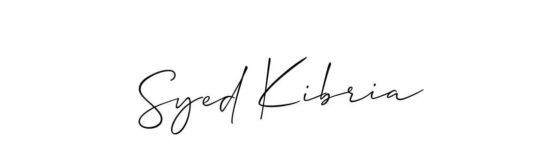Best and Professional Signature Style for Syed Kibria. Allison_Script Best Signature Style Collection. Syed Kibria signature style 2 images and pictures png