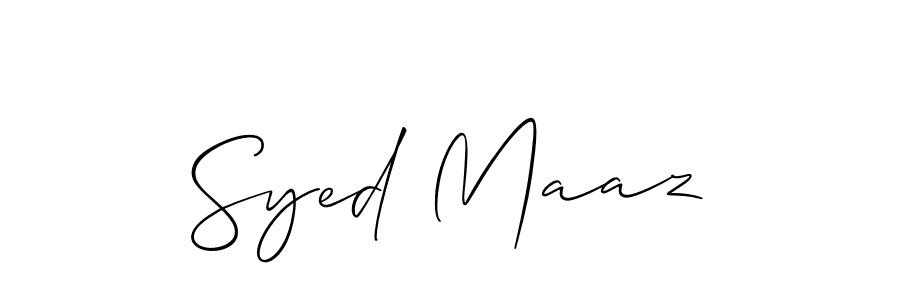 You can use this online signature creator to create a handwritten signature for the name Syed Maaz. This is the best online autograph maker. Syed Maaz signature style 2 images and pictures png