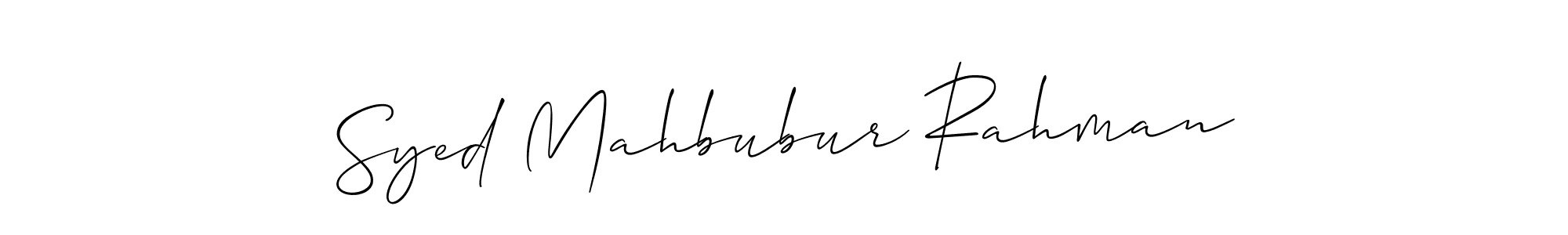 You should practise on your own different ways (Allison_Script) to write your name (Syed Mahbubur Rahman) in signature. don't let someone else do it for you. Syed Mahbubur Rahman signature style 2 images and pictures png