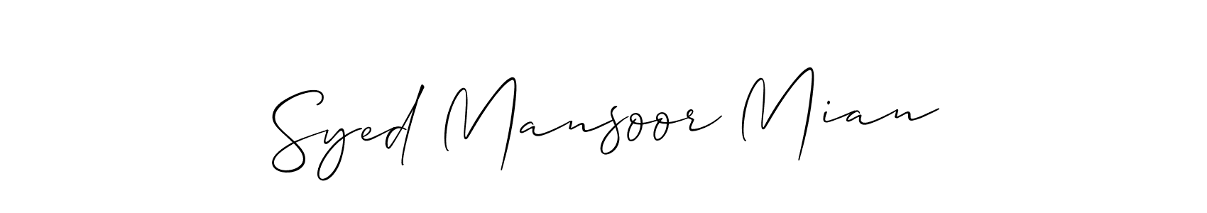 Check out images of Autograph of Syed Mansoor Mian name. Actor Syed Mansoor Mian Signature Style. Allison_Script is a professional sign style online. Syed Mansoor Mian signature style 2 images and pictures png