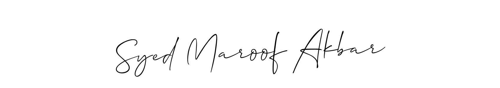 Here are the top 10 professional signature styles for the name Syed Maroof Akbar. These are the best autograph styles you can use for your name. Syed Maroof Akbar signature style 2 images and pictures png