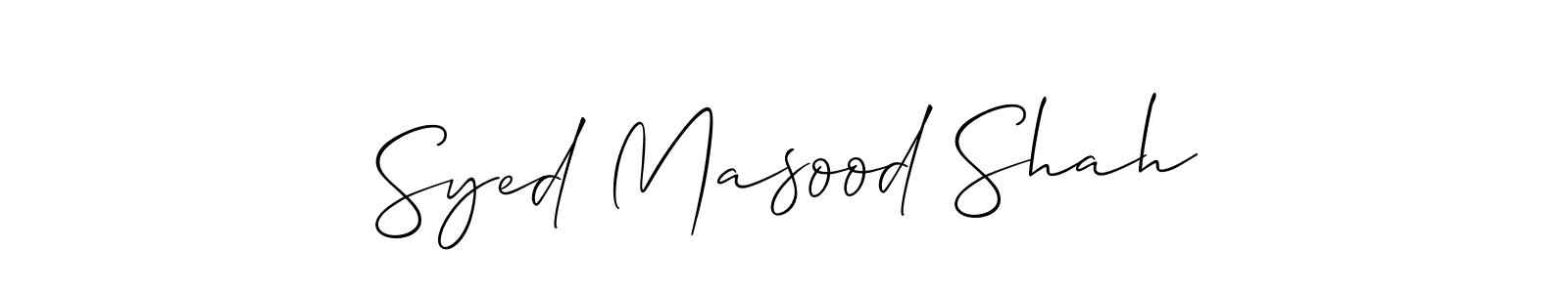 Make a beautiful signature design for name Syed Masood Shah. Use this online signature maker to create a handwritten signature for free. Syed Masood Shah signature style 2 images and pictures png