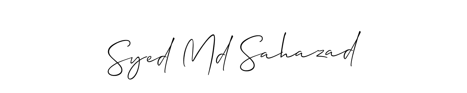 See photos of Syed Md Sahazad official signature by Spectra . Check more albums & portfolios. Read reviews & check more about Allison_Script font. Syed Md Sahazad signature style 2 images and pictures png