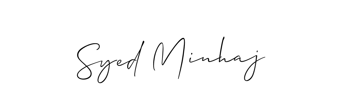 Best and Professional Signature Style for Syed Minhaj. Allison_Script Best Signature Style Collection. Syed Minhaj signature style 2 images and pictures png