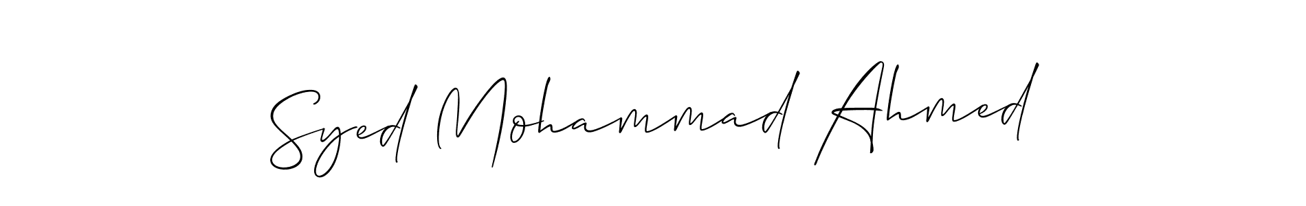 You should practise on your own different ways (Allison_Script) to write your name (Syed Mohammad Ahmed) in signature. don't let someone else do it for you. Syed Mohammad Ahmed signature style 2 images and pictures png