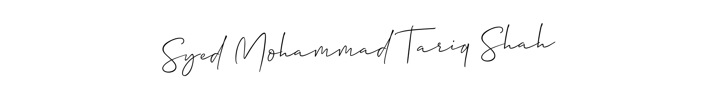 Similarly Allison_Script is the best handwritten signature design. Signature creator online .You can use it as an online autograph creator for name Syed Mohammad Tariq Shah. Syed Mohammad Tariq Shah signature style 2 images and pictures png