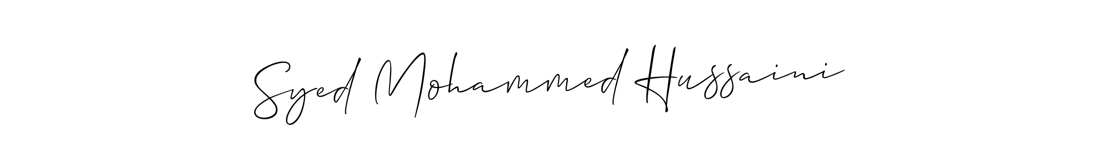 if you are searching for the best signature style for your name Syed Mohammed Hussaini. so please give up your signature search. here we have designed multiple signature styles  using Allison_Script. Syed Mohammed Hussaini signature style 2 images and pictures png