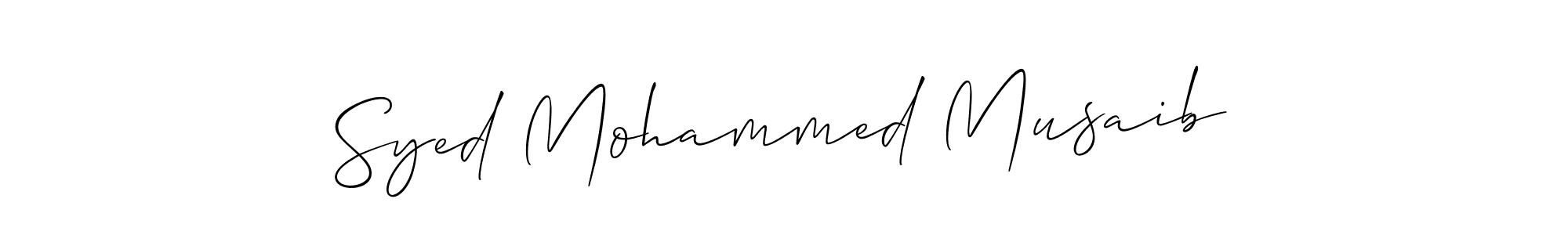 Best and Professional Signature Style for Syed Mohammed Musaib. Allison_Script Best Signature Style Collection. Syed Mohammed Musaib signature style 2 images and pictures png