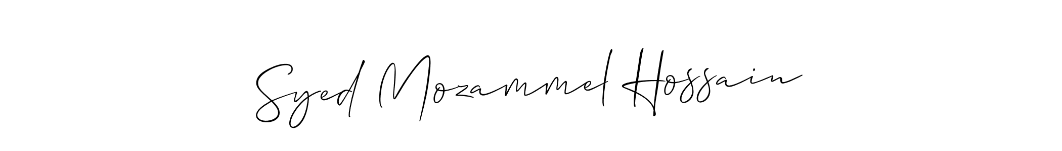 Best and Professional Signature Style for Syed Mozammel Hossain. Allison_Script Best Signature Style Collection. Syed Mozammel Hossain signature style 2 images and pictures png