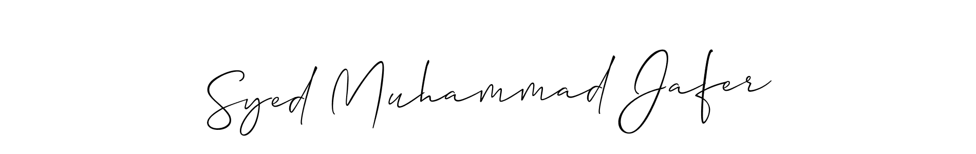 Similarly Allison_Script is the best handwritten signature design. Signature creator online .You can use it as an online autograph creator for name Syed Muhammad Jafer. Syed Muhammad Jafer signature style 2 images and pictures png
