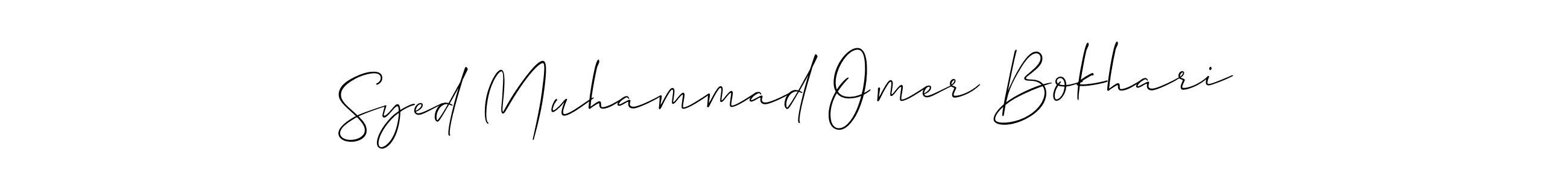 Make a beautiful signature design for name Syed Muhammad Omer Bokhari. Use this online signature maker to create a handwritten signature for free. Syed Muhammad Omer Bokhari signature style 2 images and pictures png