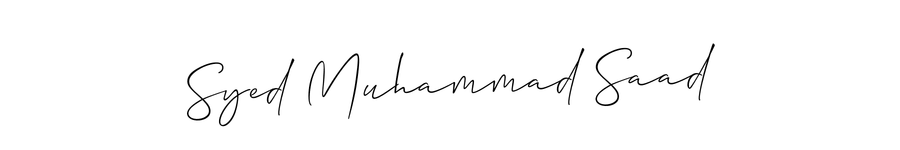 Here are the top 10 professional signature styles for the name Syed Muhammad Saad. These are the best autograph styles you can use for your name. Syed Muhammad Saad signature style 2 images and pictures png