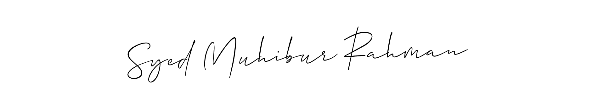 This is the best signature style for the Syed Muhibur Rahman name. Also you like these signature font (Allison_Script). Mix name signature. Syed Muhibur Rahman signature style 2 images and pictures png