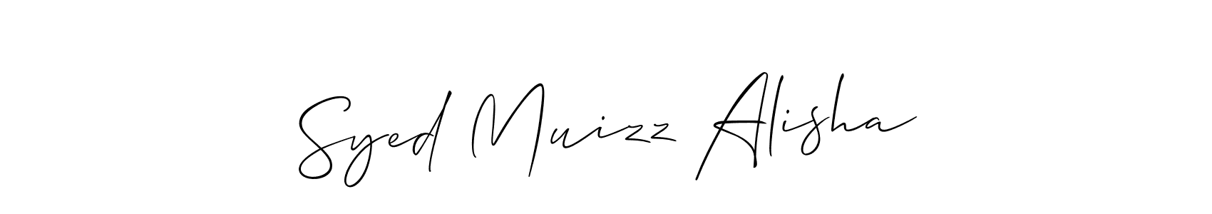See photos of Syed Muizz Alisha official signature by Spectra . Check more albums & portfolios. Read reviews & check more about Allison_Script font. Syed Muizz Alisha signature style 2 images and pictures png