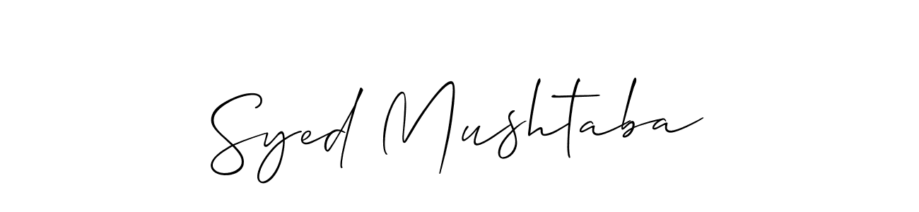 Similarly Allison_Script is the best handwritten signature design. Signature creator online .You can use it as an online autograph creator for name Syed Mushtaba. Syed Mushtaba signature style 2 images and pictures png