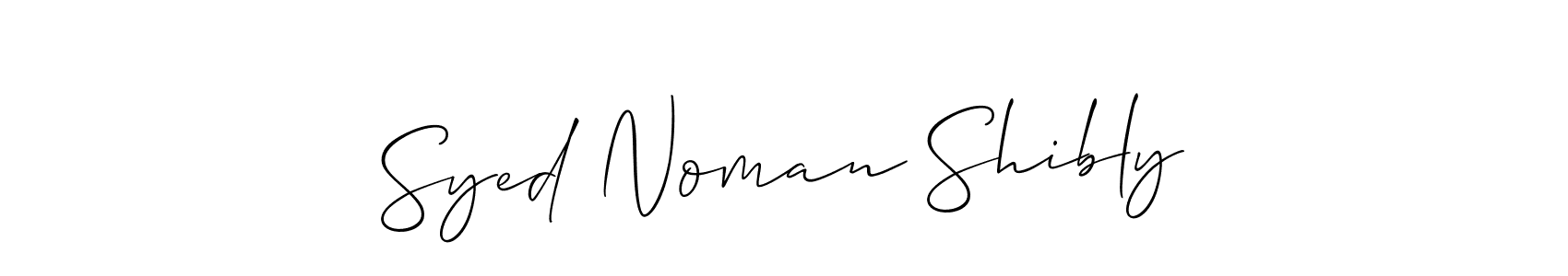 See photos of Syed Noman Shibly official signature by Spectra . Check more albums & portfolios. Read reviews & check more about Allison_Script font. Syed Noman Shibly signature style 2 images and pictures png