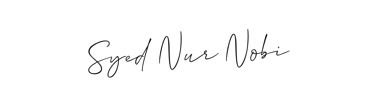 You can use this online signature creator to create a handwritten signature for the name Syed Nur Nobi. This is the best online autograph maker. Syed Nur Nobi signature style 2 images and pictures png