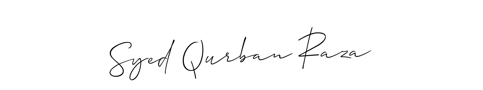 You can use this online signature creator to create a handwritten signature for the name Syed Qurban Raza. This is the best online autograph maker. Syed Qurban Raza signature style 2 images and pictures png