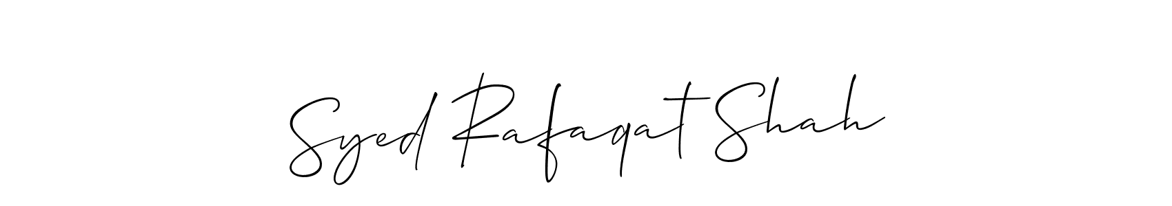 Once you've used our free online signature maker to create your best signature Allison_Script style, it's time to enjoy all of the benefits that Syed Rafaqat Shah name signing documents. Syed Rafaqat Shah signature style 2 images and pictures png