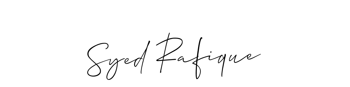 Once you've used our free online signature maker to create your best signature Allison_Script style, it's time to enjoy all of the benefits that Syed Rafique name signing documents. Syed Rafique signature style 2 images and pictures png