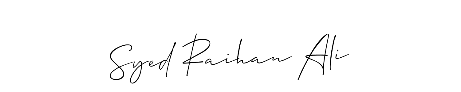 Check out images of Autograph of Syed Raihan Ali name. Actor Syed Raihan Ali Signature Style. Allison_Script is a professional sign style online. Syed Raihan Ali signature style 2 images and pictures png