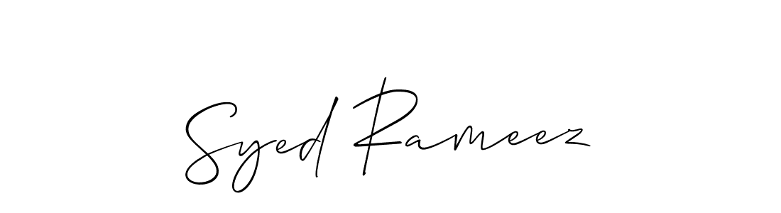 You can use this online signature creator to create a handwritten signature for the name Syed Rameez. This is the best online autograph maker. Syed Rameez signature style 2 images and pictures png