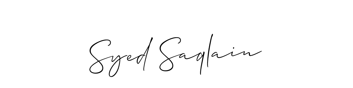 Once you've used our free online signature maker to create your best signature Allison_Script style, it's time to enjoy all of the benefits that Syed Saqlain name signing documents. Syed Saqlain signature style 2 images and pictures png