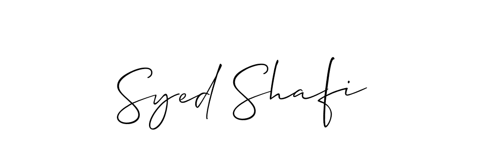 This is the best signature style for the Syed Shafi name. Also you like these signature font (Allison_Script). Mix name signature. Syed Shafi signature style 2 images and pictures png