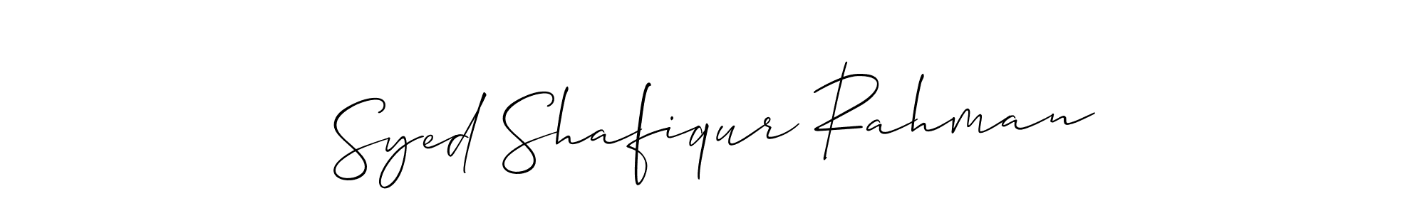 Syed Shafiqur Rahman stylish signature style. Best Handwritten Sign (Allison_Script) for my name. Handwritten Signature Collection Ideas for my name Syed Shafiqur Rahman. Syed Shafiqur Rahman signature style 2 images and pictures png