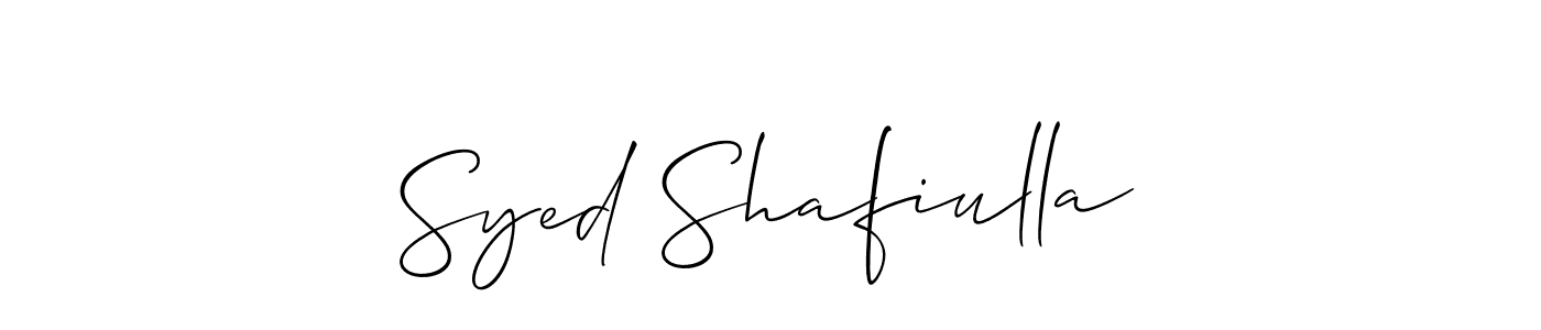 Also You can easily find your signature by using the search form. We will create Syed Shafiulla name handwritten signature images for you free of cost using Allison_Script sign style. Syed Shafiulla signature style 2 images and pictures png