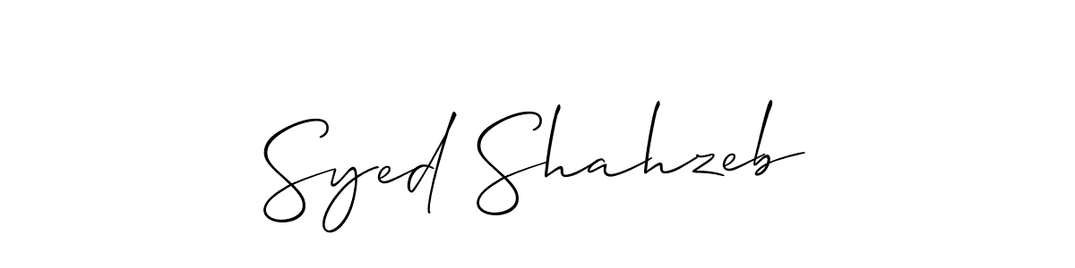 Once you've used our free online signature maker to create your best signature Allison_Script style, it's time to enjoy all of the benefits that Syed Shahzeb name signing documents. Syed Shahzeb signature style 2 images and pictures png