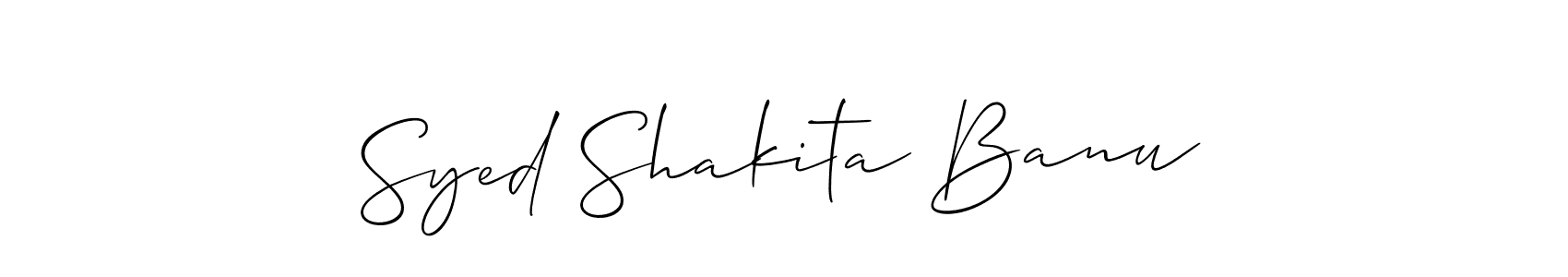 Check out images of Autograph of Syed Shakita Banu name. Actor Syed Shakita Banu Signature Style. Allison_Script is a professional sign style online. Syed Shakita Banu signature style 2 images and pictures png