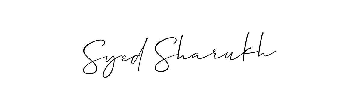 This is the best signature style for the Syed Sharukh name. Also you like these signature font (Allison_Script). Mix name signature. Syed Sharukh signature style 2 images and pictures png