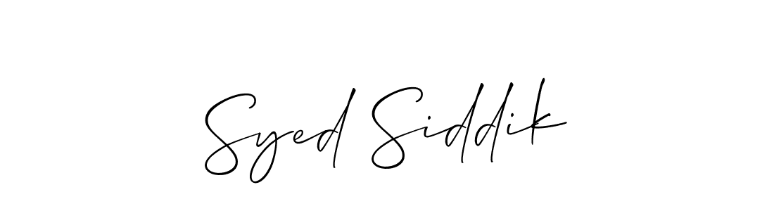 You should practise on your own different ways (Allison_Script) to write your name (Syed Siddik) in signature. don't let someone else do it for you. Syed Siddik signature style 2 images and pictures png