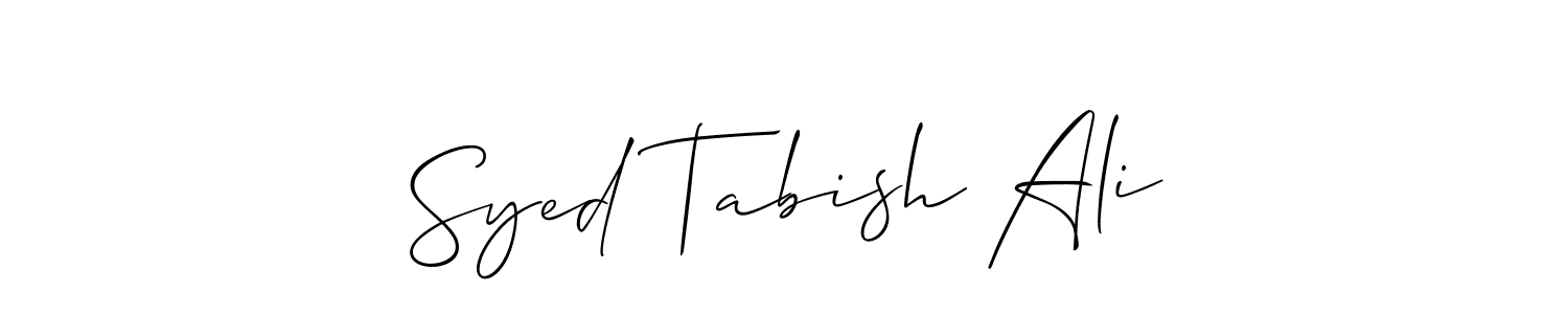 See photos of Syed Tabish Ali official signature by Spectra . Check more albums & portfolios. Read reviews & check more about Allison_Script font. Syed Tabish Ali signature style 2 images and pictures png