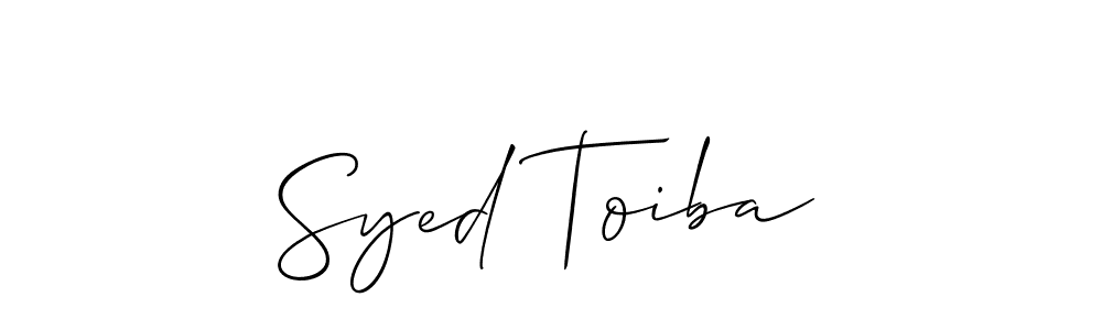 Make a beautiful signature design for name Syed Toiba. Use this online signature maker to create a handwritten signature for free. Syed Toiba signature style 2 images and pictures png