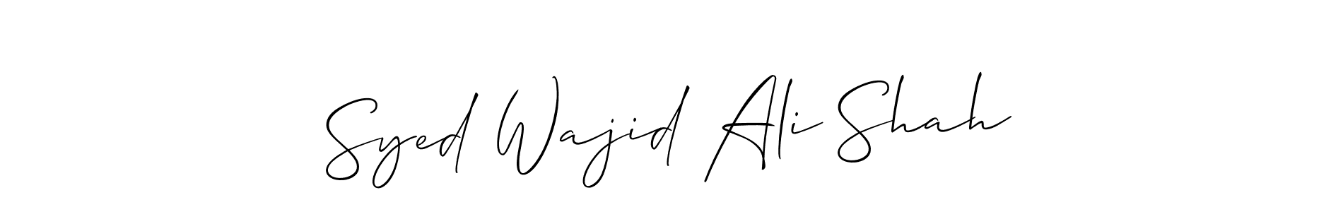 Once you've used our free online signature maker to create your best signature Allison_Script style, it's time to enjoy all of the benefits that Syed Wajid Ali Shah name signing documents. Syed Wajid Ali Shah signature style 2 images and pictures png