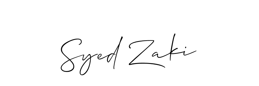 Also You can easily find your signature by using the search form. We will create Syed Zaki name handwritten signature images for you free of cost using Allison_Script sign style. Syed Zaki signature style 2 images and pictures png