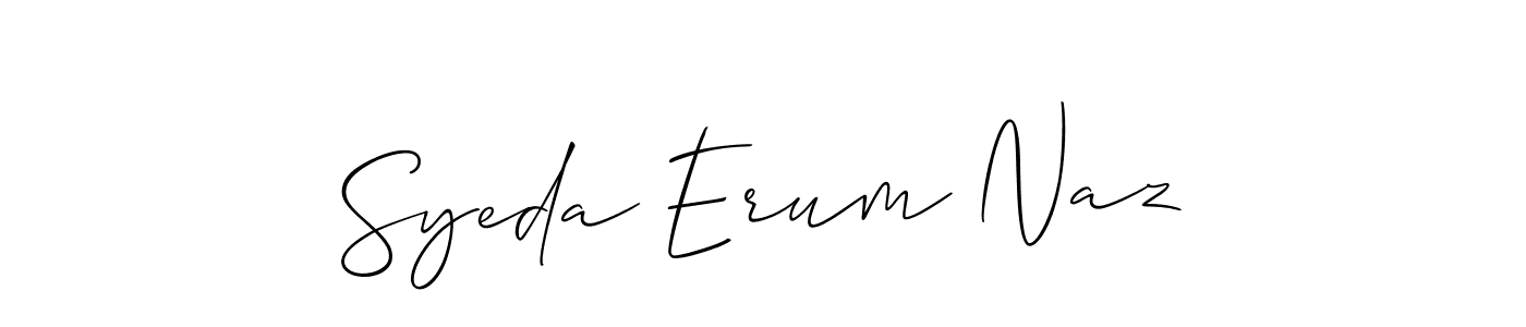 Make a beautiful signature design for name Syeda Erum Naz. Use this online signature maker to create a handwritten signature for free. Syeda Erum Naz signature style 2 images and pictures png