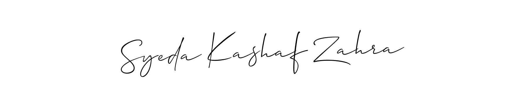 You can use this online signature creator to create a handwritten signature for the name Syeda Kashaf Zahra. This is the best online autograph maker. Syeda Kashaf Zahra signature style 2 images and pictures png