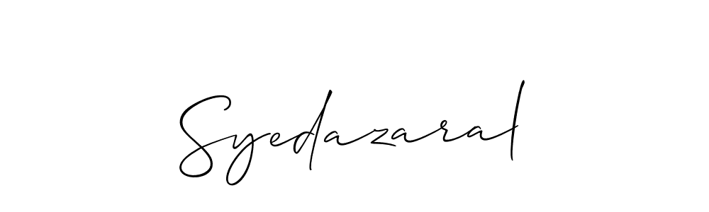 This is the best signature style for the Syedazaral name. Also you like these signature font (Allison_Script). Mix name signature. Syedazaral signature style 2 images and pictures png