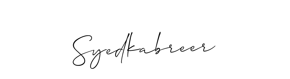 Here are the top 10 professional signature styles for the name Syedkabreer. These are the best autograph styles you can use for your name. Syedkabreer signature style 2 images and pictures png