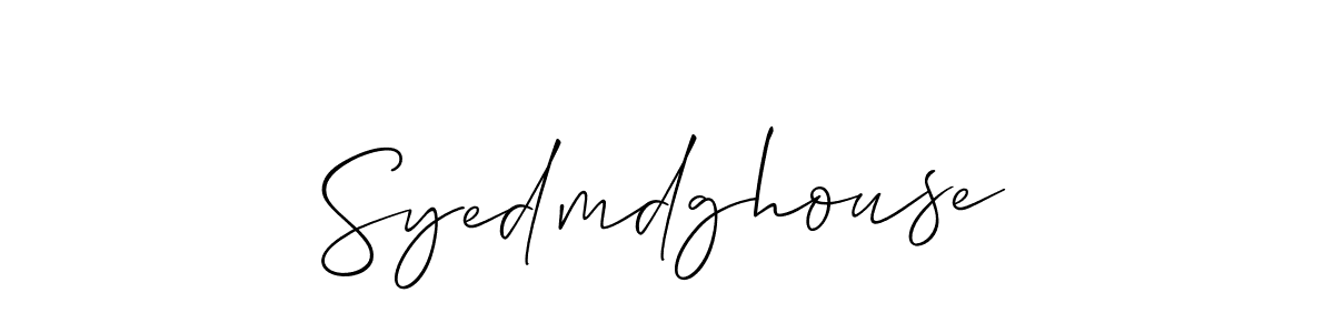 Best and Professional Signature Style for Syedmdghouse. Allison_Script Best Signature Style Collection. Syedmdghouse signature style 2 images and pictures png