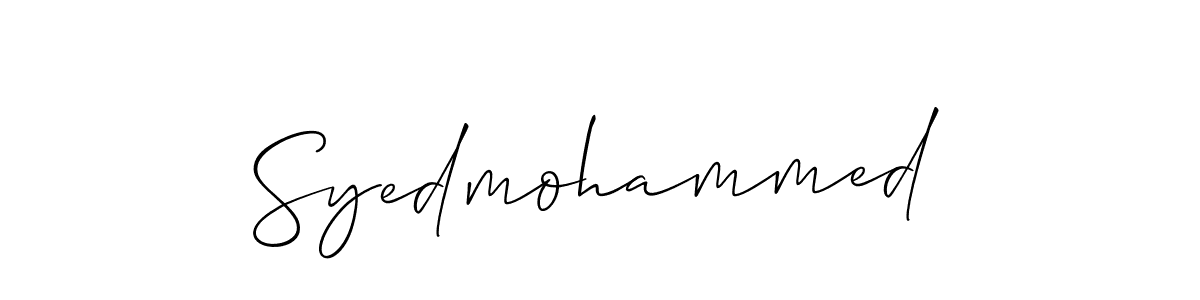 Best and Professional Signature Style for Syedmohammed. Allison_Script Best Signature Style Collection. Syedmohammed signature style 2 images and pictures png