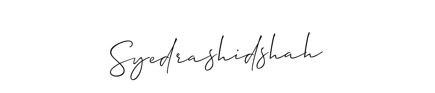 Make a beautiful signature design for name Syedrashidshah. Use this online signature maker to create a handwritten signature for free. Syedrashidshah signature style 2 images and pictures png