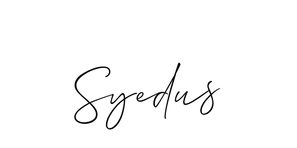 You should practise on your own different ways (Allison_Script) to write your name (Syedus) in signature. don't let someone else do it for you. Syedus signature style 2 images and pictures png