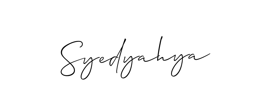 This is the best signature style for the Syedyahya name. Also you like these signature font (Allison_Script). Mix name signature. Syedyahya signature style 2 images and pictures png