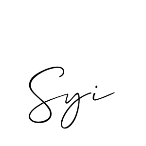 if you are searching for the best signature style for your name Syi. so please give up your signature search. here we have designed multiple signature styles  using Allison_Script. Syi signature style 2 images and pictures png