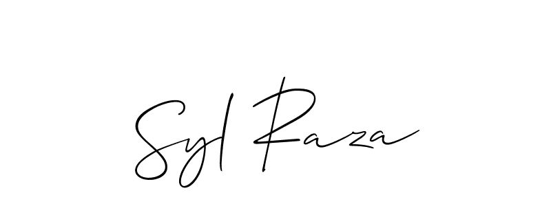 Make a beautiful signature design for name Syl Raza. Use this online signature maker to create a handwritten signature for free. Syl Raza signature style 2 images and pictures png